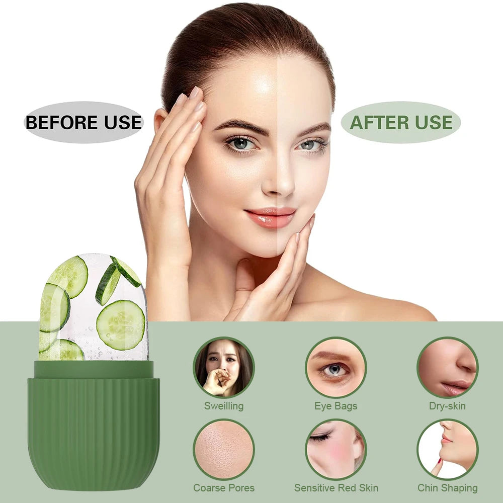 Silicone Ice Facial Roller