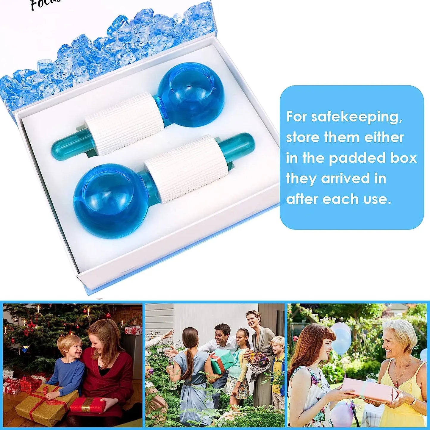 Facial Beauty Ice Wave Ball