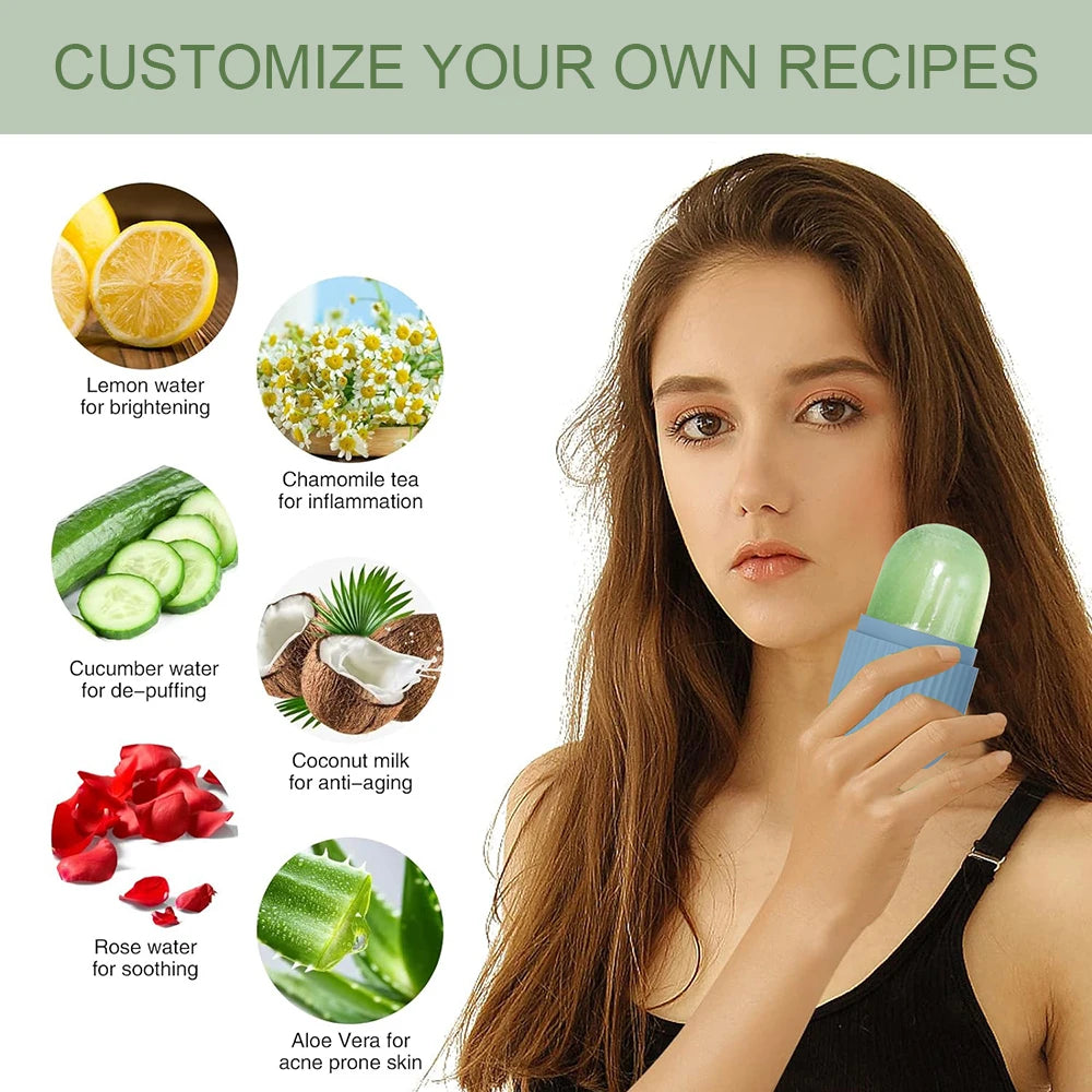 Silicone Ice Facial Roller